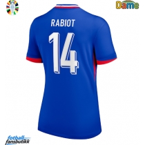 Frankrike Adrien Rabiot #14 Hjemmedrakt Dame EM 2024 Kortermet